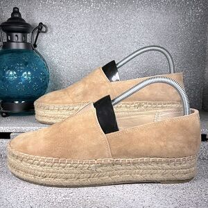 Sam Edelman Cherlene Leather Platform Shoes Size 8.5